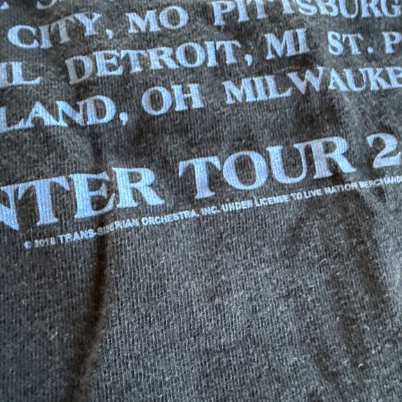 Trans Siberian Orchestra shirt Mens Sz 2XL Blue Dragon Castle Music Tour - Picture 9 of 9